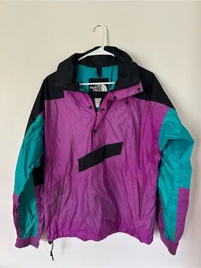The North Face Vintage 1990s Windbreaker Made in USA Size Small